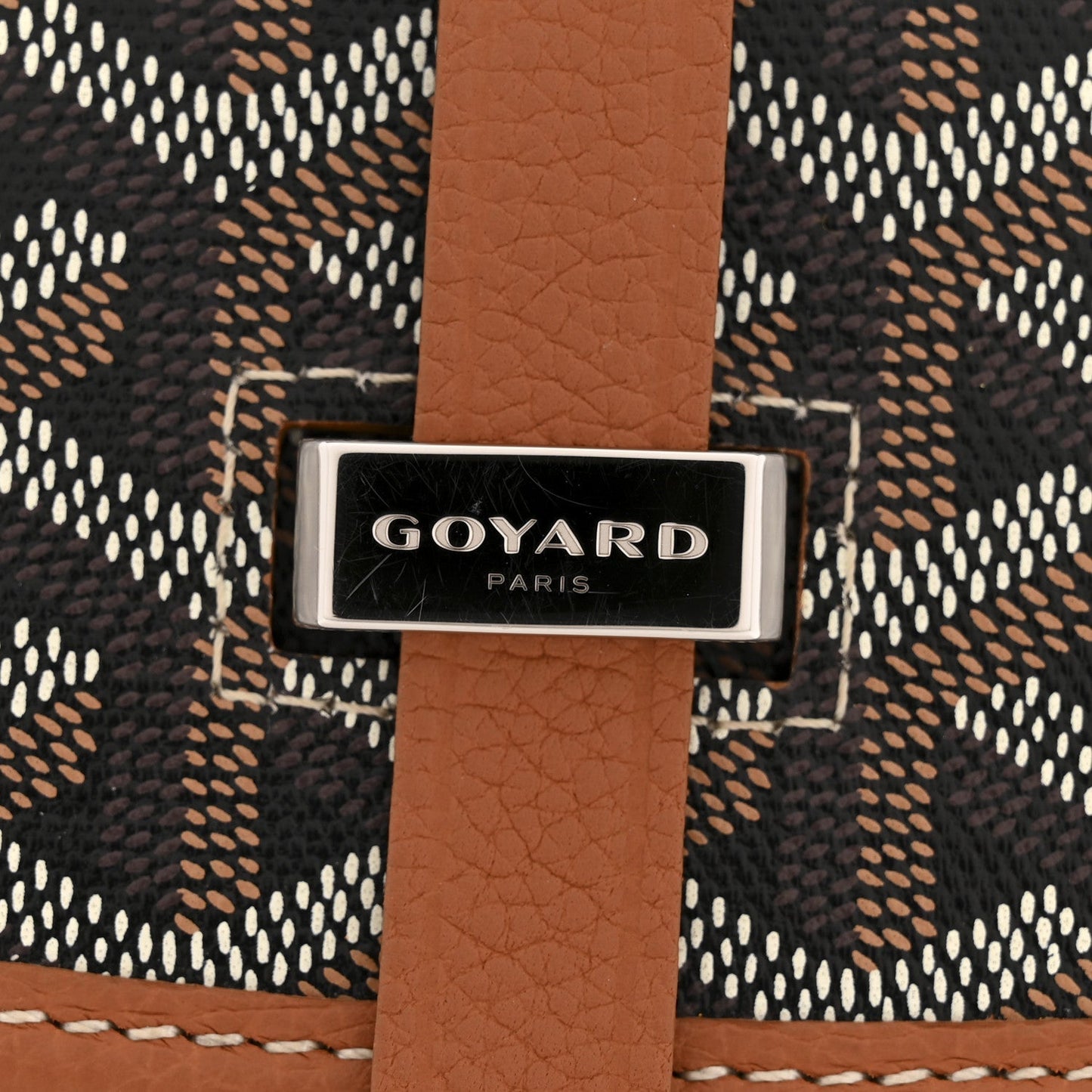 Goyardine Belvedere II PM Messenger Bag Black Gold