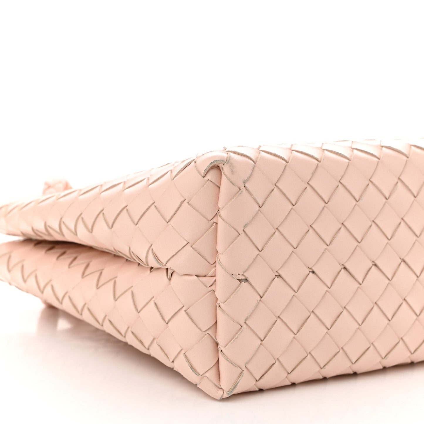 Nappa Intrecciato Medium Andiamo Shoulder Bag Lotus