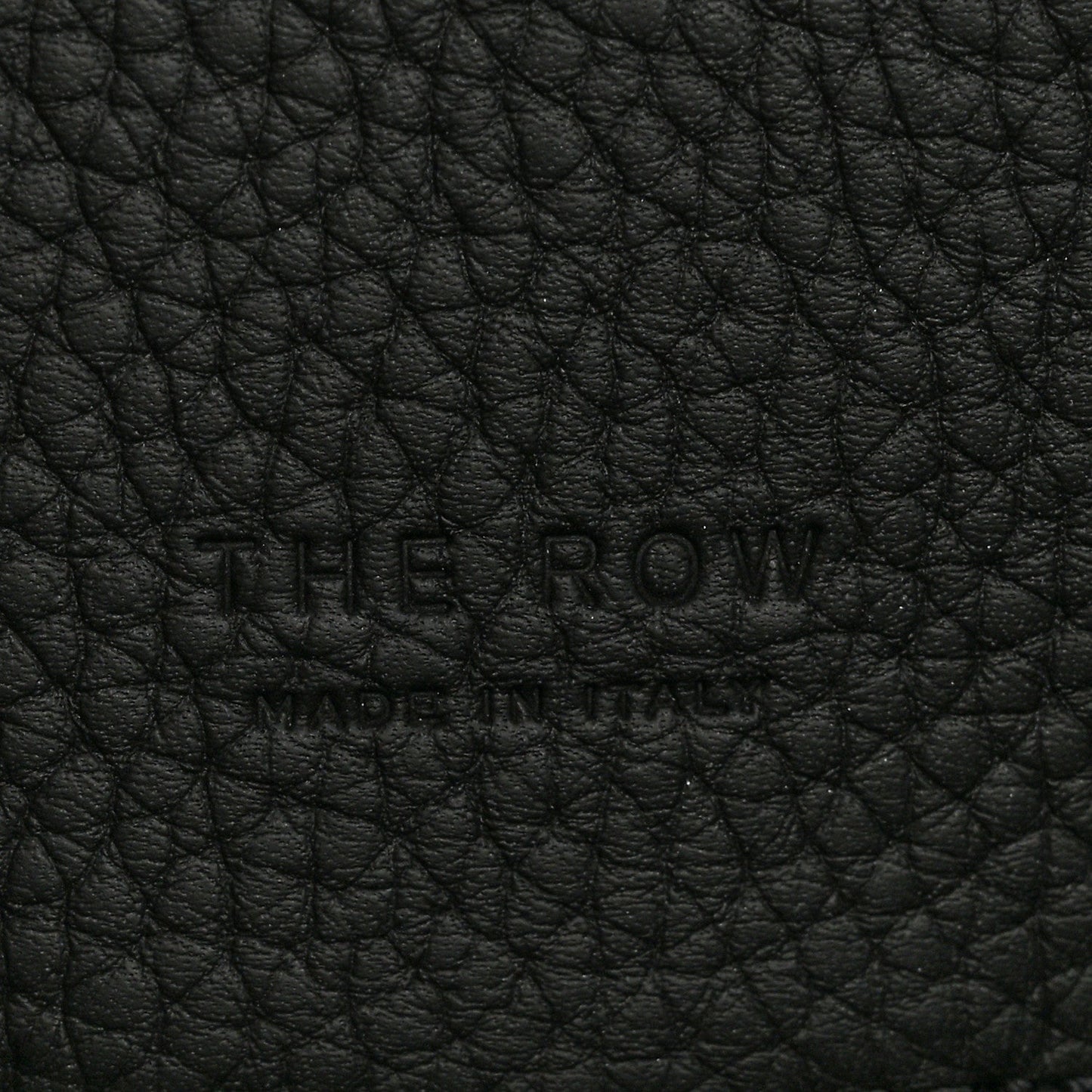 Matte Grained Calfskin Margaux Shoulder 12 Black