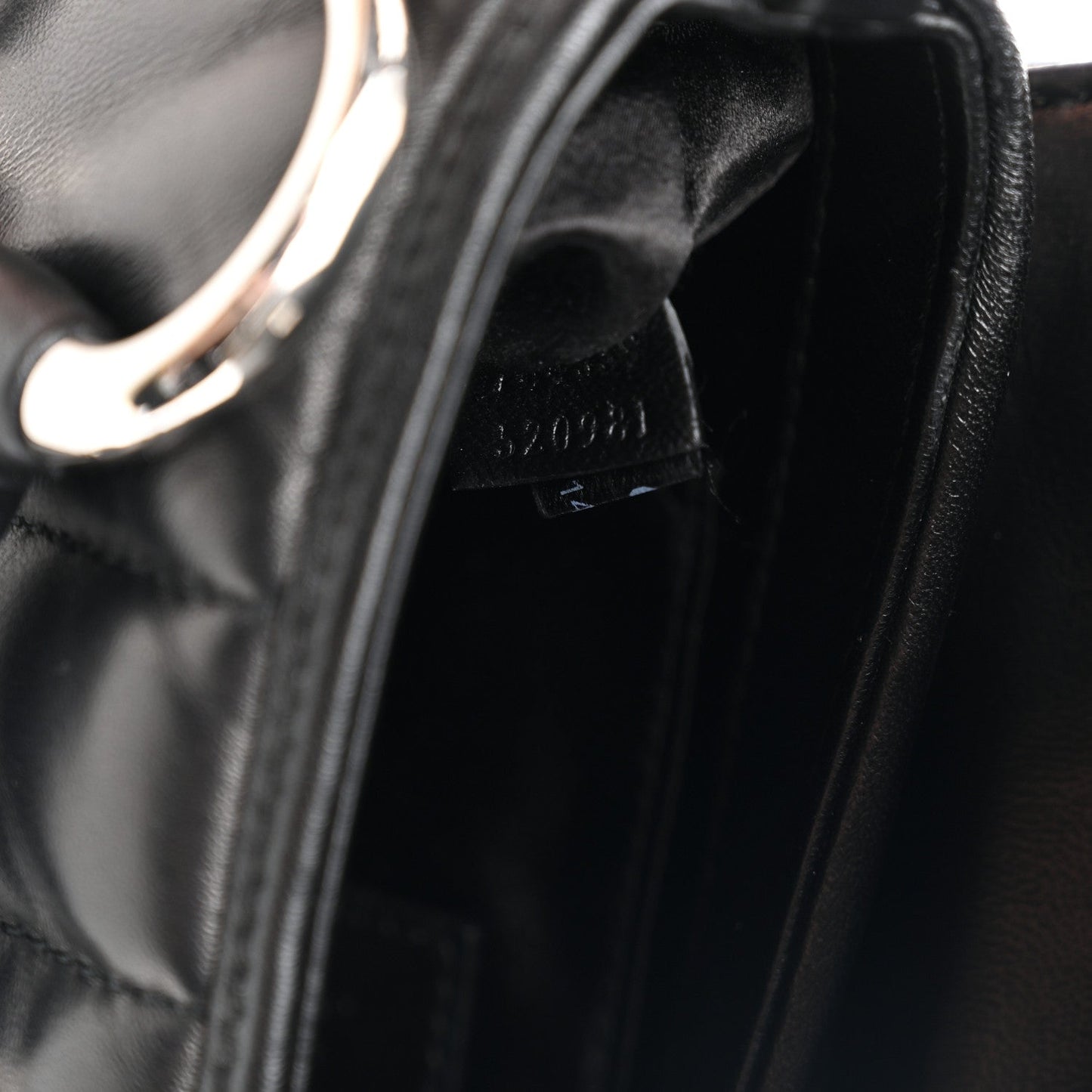 Nappa Vertical Matelasse Small Maxi Horsebit Chain Shoulder Bag Black