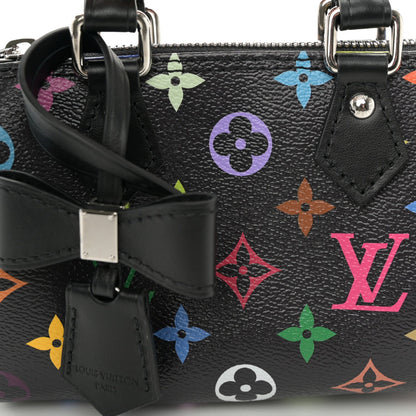 LV X TM Monogram Multicolor Nano Speedy Black