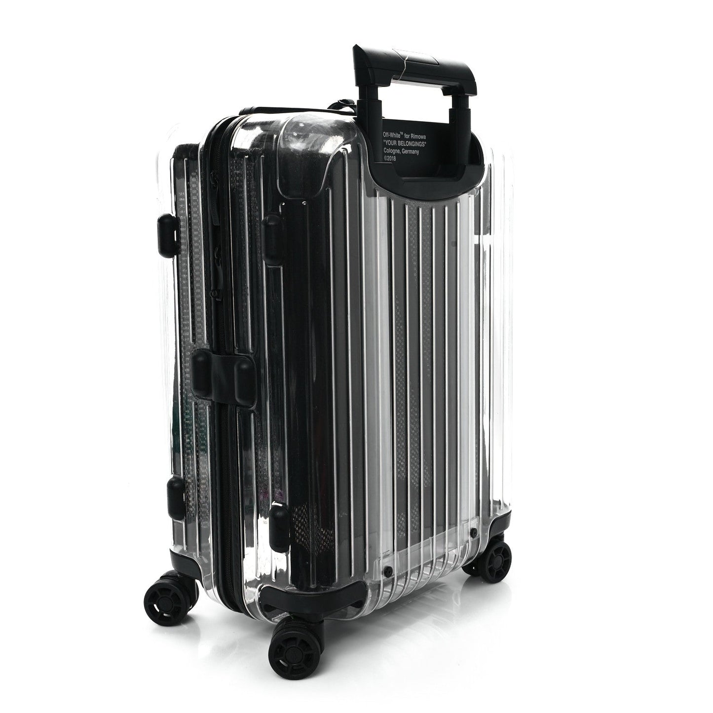 X RIMOWA Polycarbonate Luggage Transparent