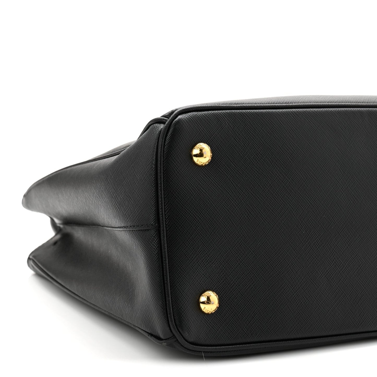 Saffiano Lux Medium Tote Black