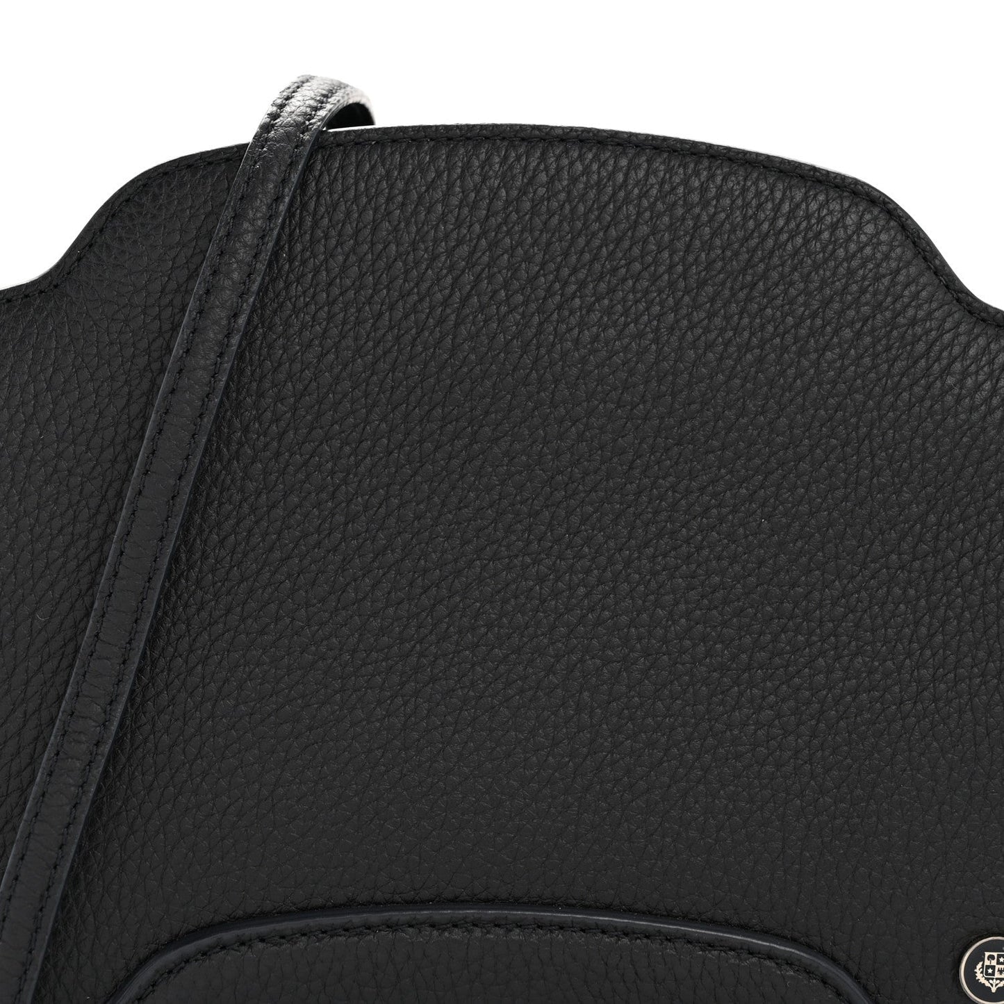 Grained Calfskin Sesia Crossbody Black