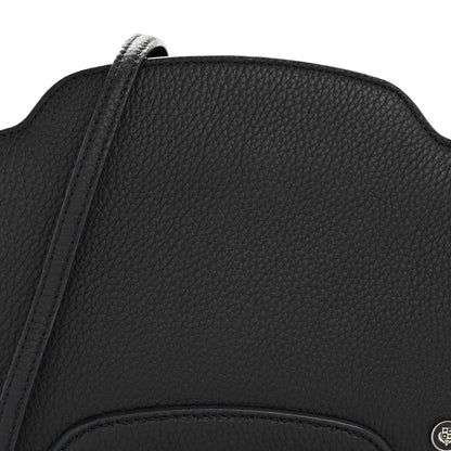 Grained Calfskin Sesia Crossbody Black