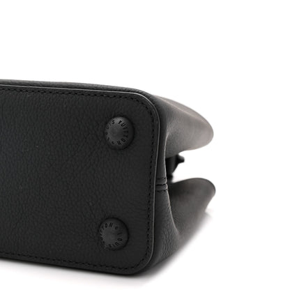 Taurillon Capucines East West MM Matte Black