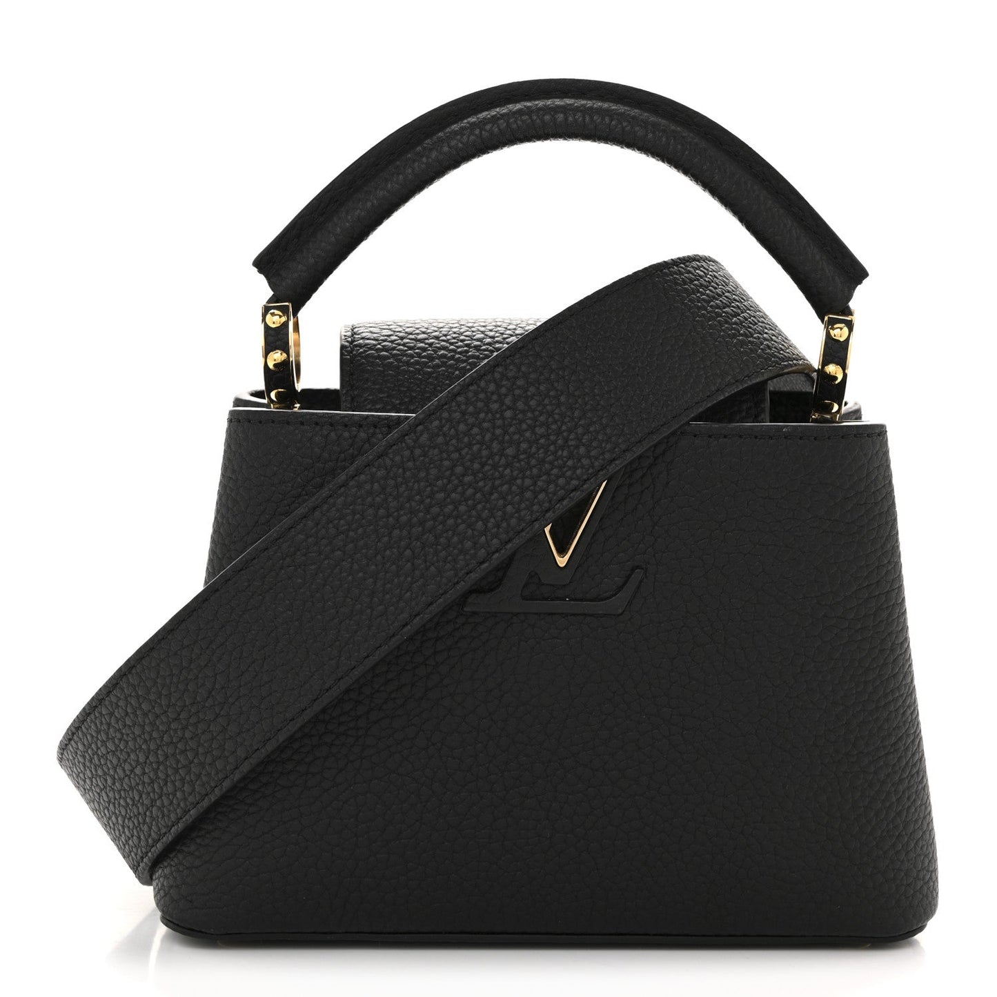 Taurillon Mini Capucines Black