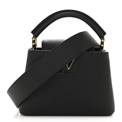 Taurillon Mini Capucines Black
