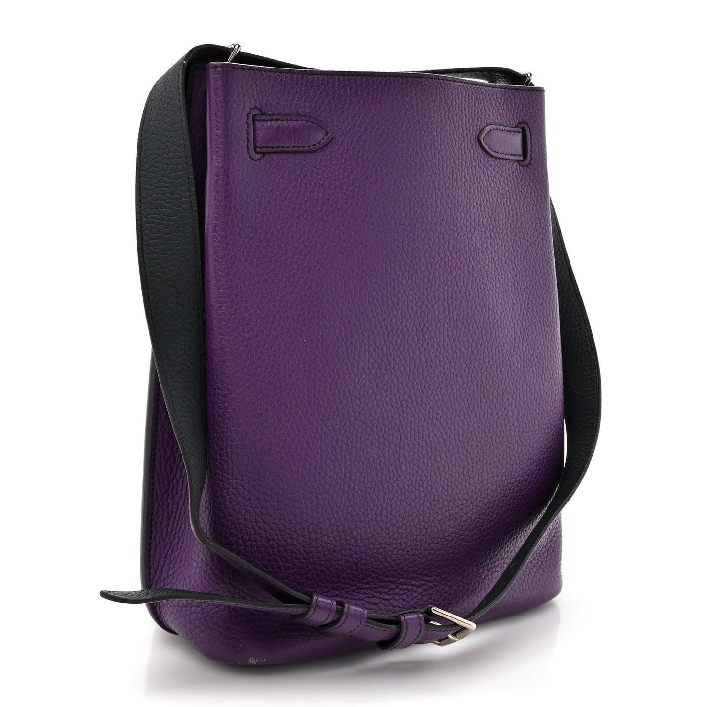 Taurillon Clemence Verso So Kelly 22 Ultraviolet Bleu Obscur