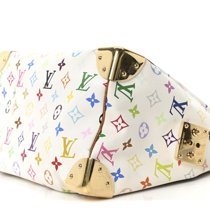 Monogram Multicolor Speedy 30 White