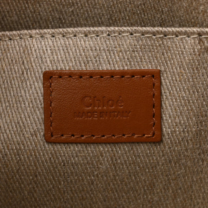 Calfskin Medium Woody Tote Caramel
