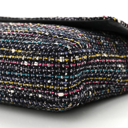 Tweed Small Messenger Flap Navy