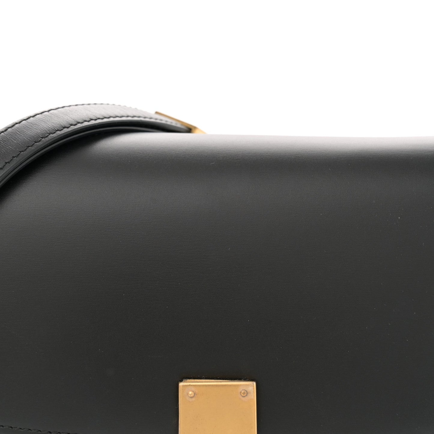 Box Calfskin Small Classic Box Flap Bag Black