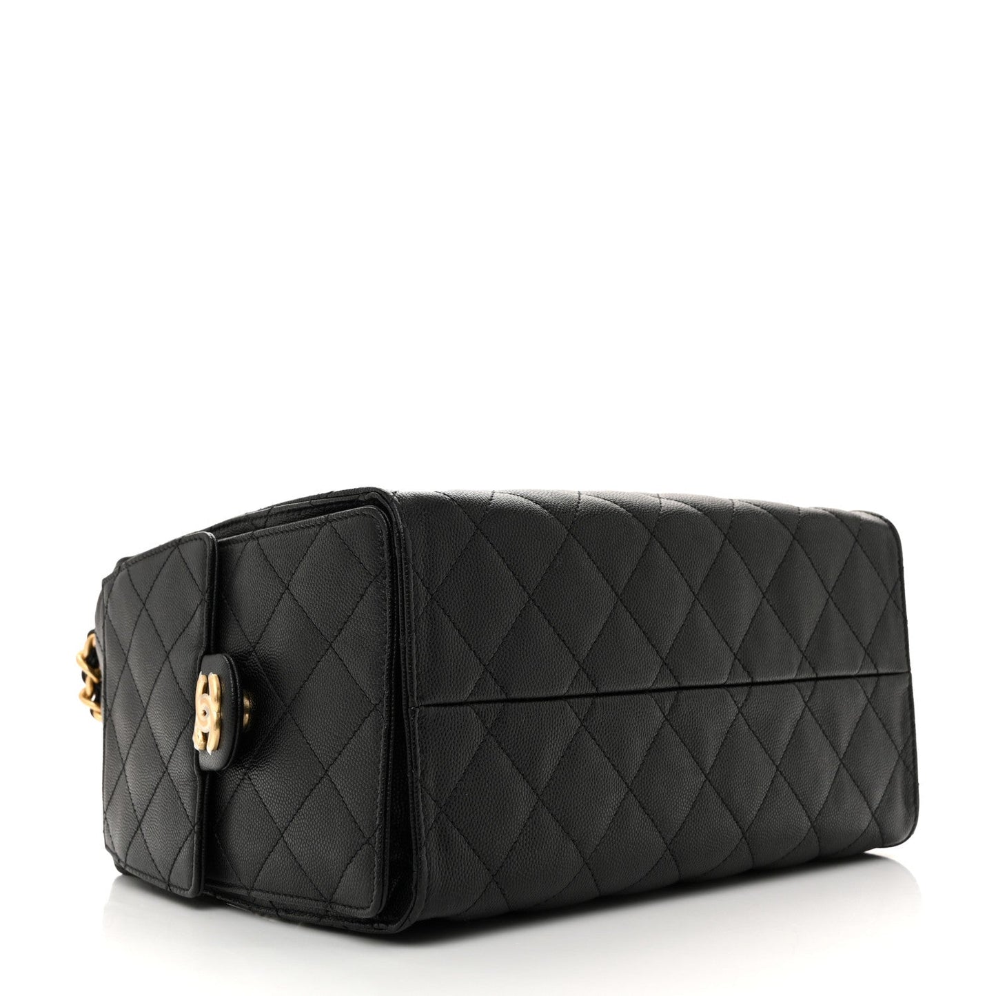 Caviar Quilted Small Chanel 25 Handbag Black