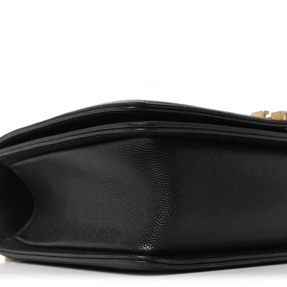 Caviar Quilted New Medium Boy Flap Black