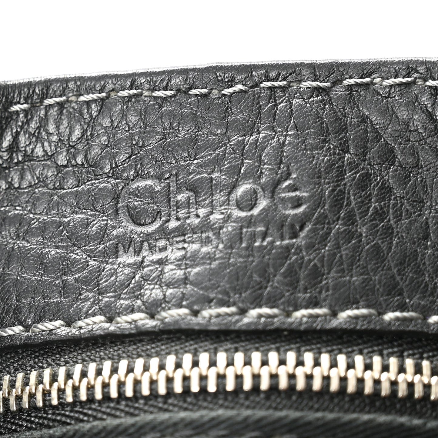 Calfskin Paddington Dome Satchel Black