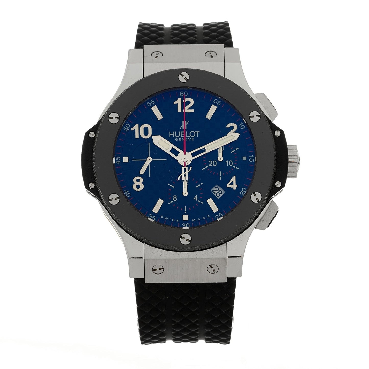 Stainless Steel Ceramic Rubber 44mm Big Bang Automatic Watch Black 301.SB.131.RX