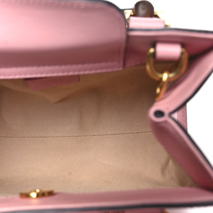 Wonka Grain Calfskin Mini Diana Tote Bag Wild Rose Fuxia Fluo