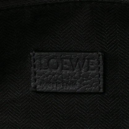 Calfskin Large Puzzle Edge Bag Dark Grey