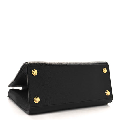 Taurillon Snakeskin City Steamer PM Black