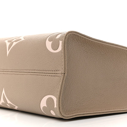Empreinte Monogram Giant Onthego PM Tourterelle Creme