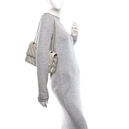 Metallic Lambskin Quilted 2.55 Reissue 226 Flap Silver