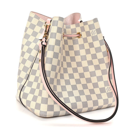 Damier Azur Neonoe MM Eau De Rose
