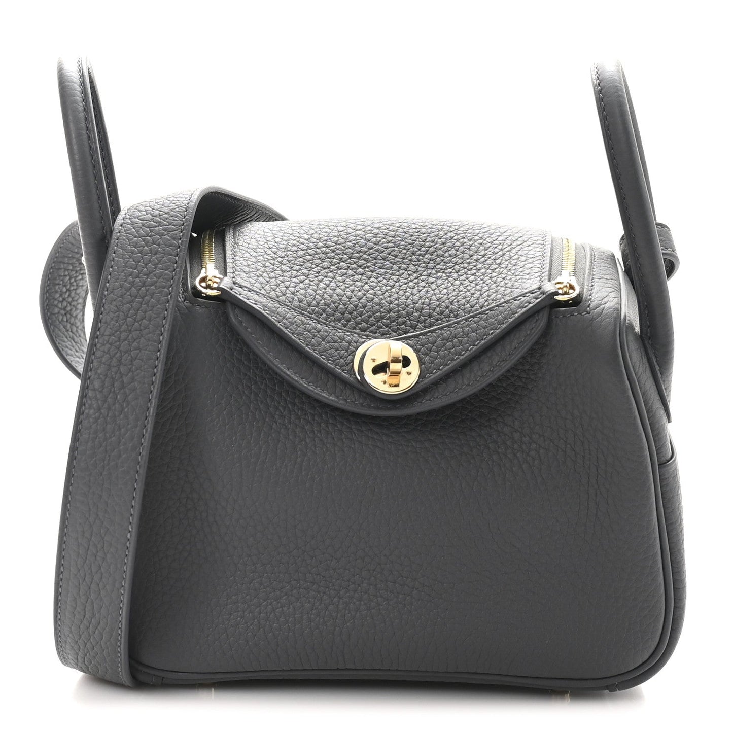 Taurillon Clemence Mini Lindy 20 Ardoise