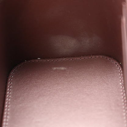 Caviar Quilted Small Vanity Case With Chain Black