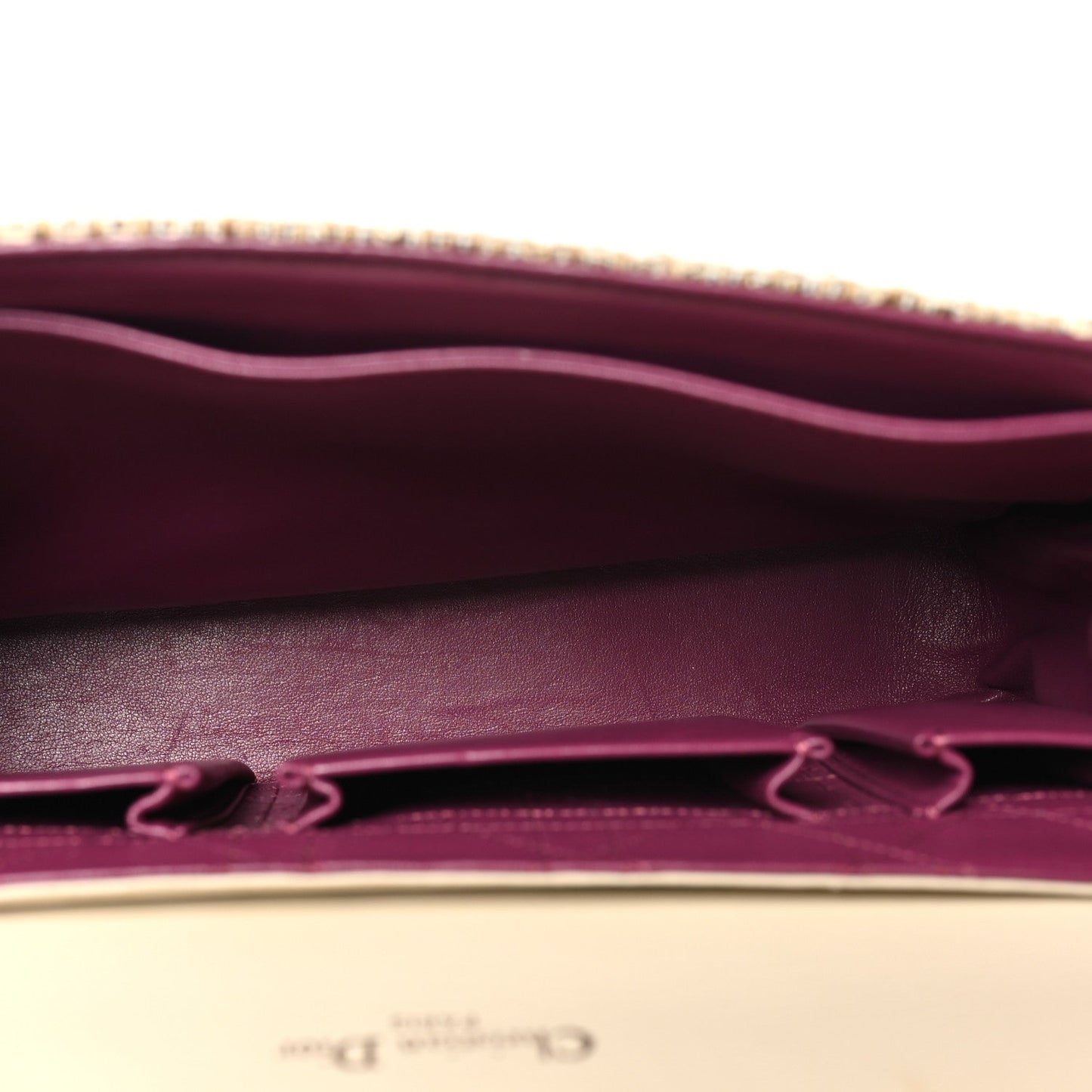 Tweed Medium Miss Dior Flap Beige