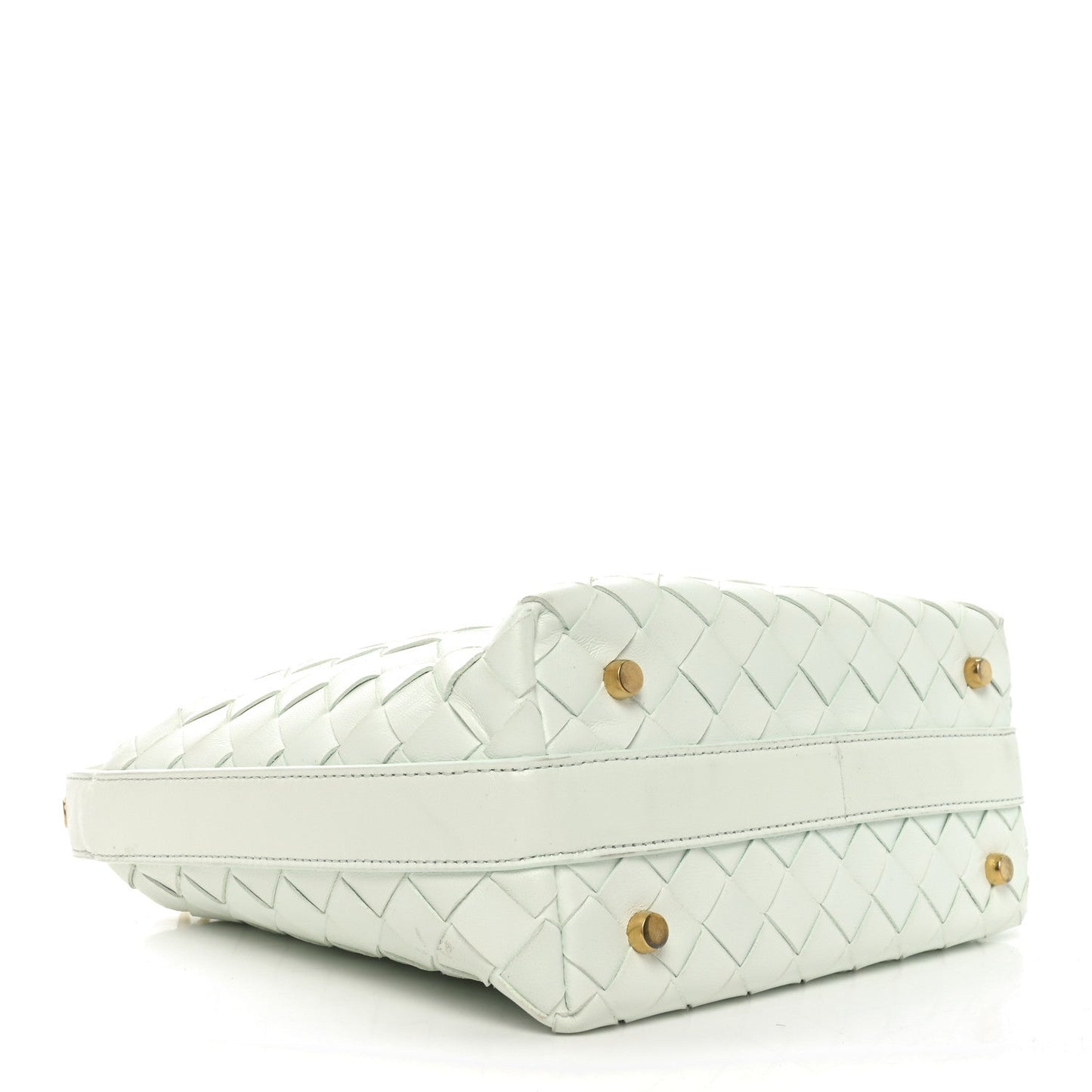 Calfskin Nappa Intrecciato Mini Wallace Glacier Muse