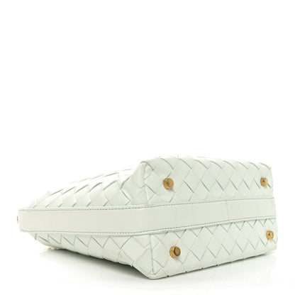 Calfskin Nappa Intrecciato Mini Wallace Glacier Muse