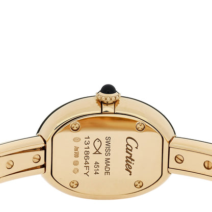 18K Yellow Gold 19mm Baignoire Quartz Watch