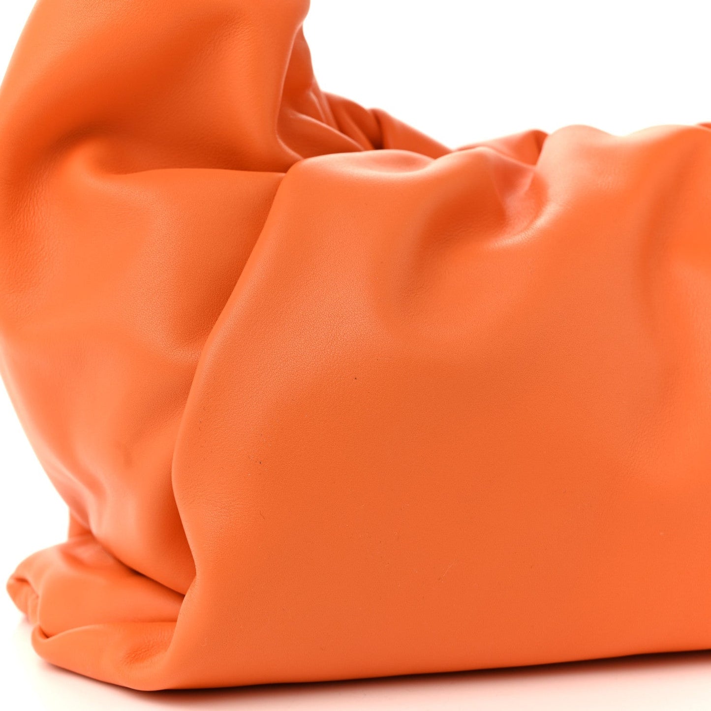 Smooth Butter Calfskin Small The Shoulder Pouch Light Orange