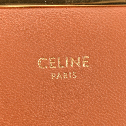 Calfskin Triomphe Canvas Teen Triomphe Bag Tan