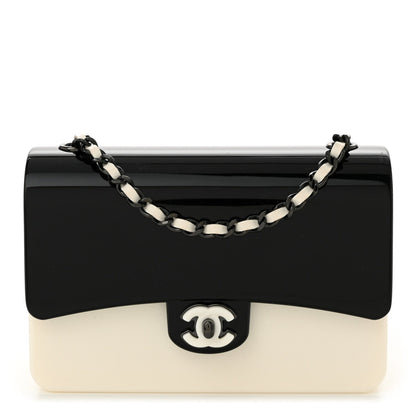 Plexiglass Plexi Coco Bag Black White