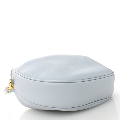 Supple Grained Calfskin Teen Lulu Shoulder Bag Glacier