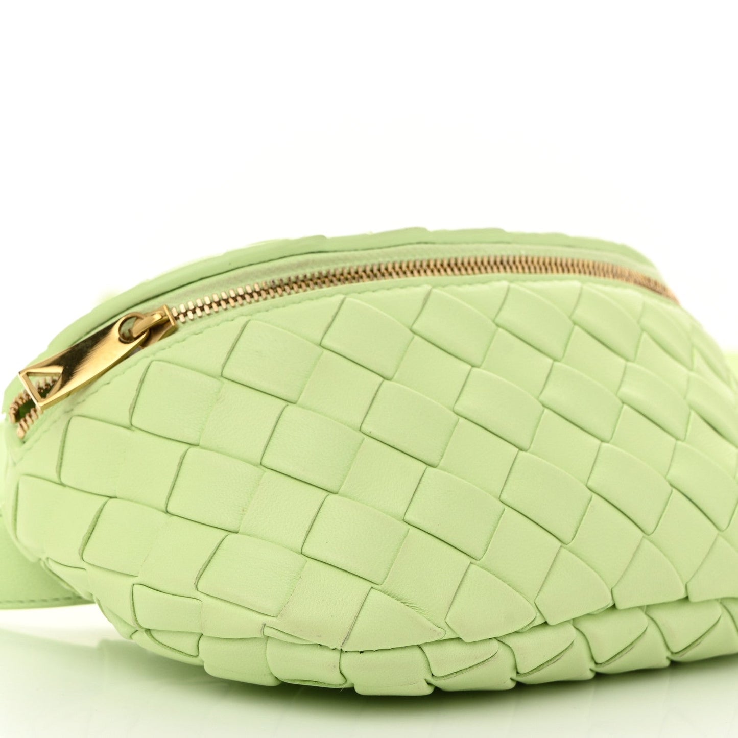 Nappa Intrecciato Belt Bag Fennel
