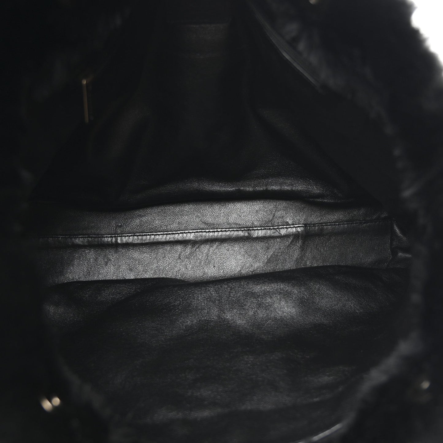 Orylag Rabbit Fur CC Tote Black