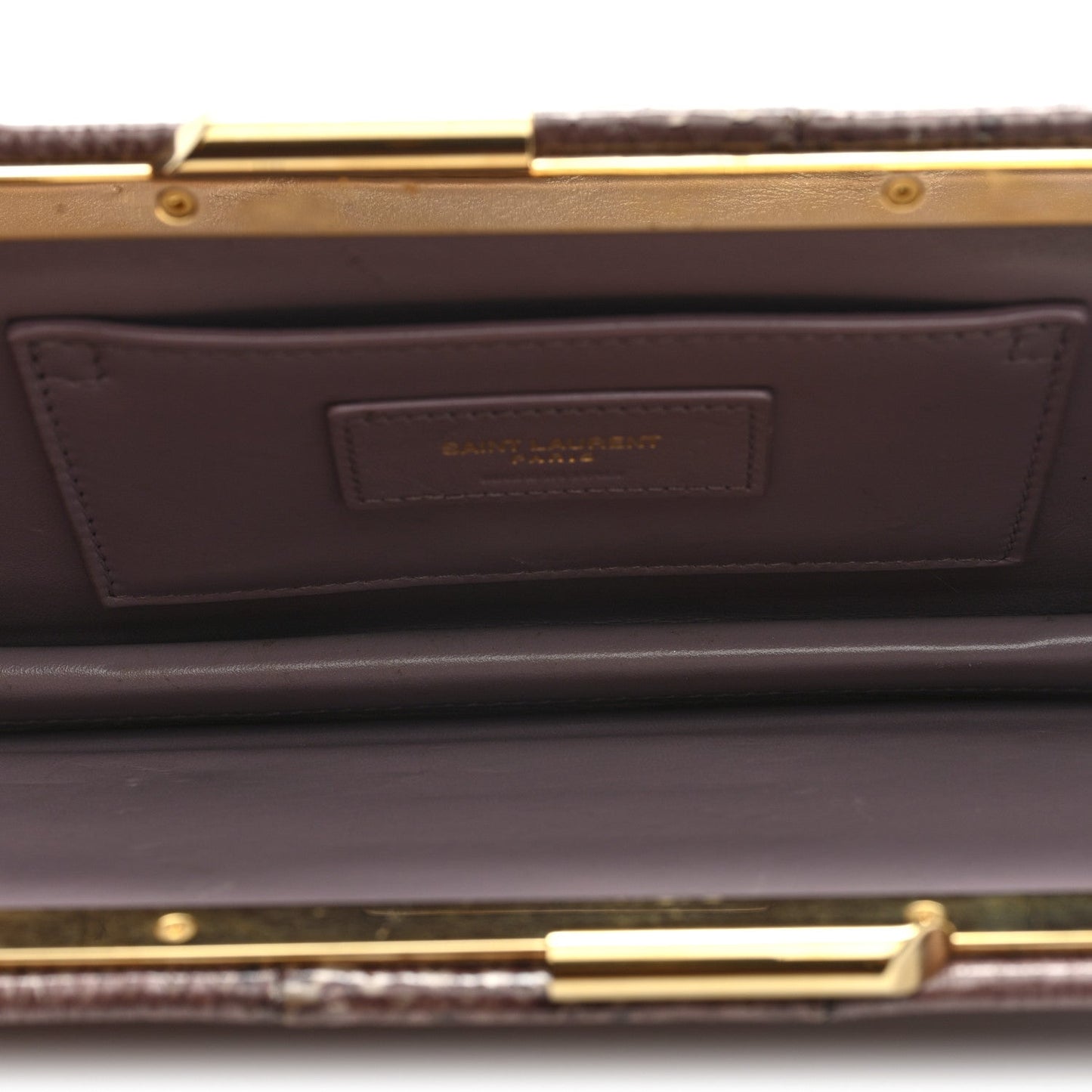 Lacquer Ayers Midnight Clutch  Rose Brown