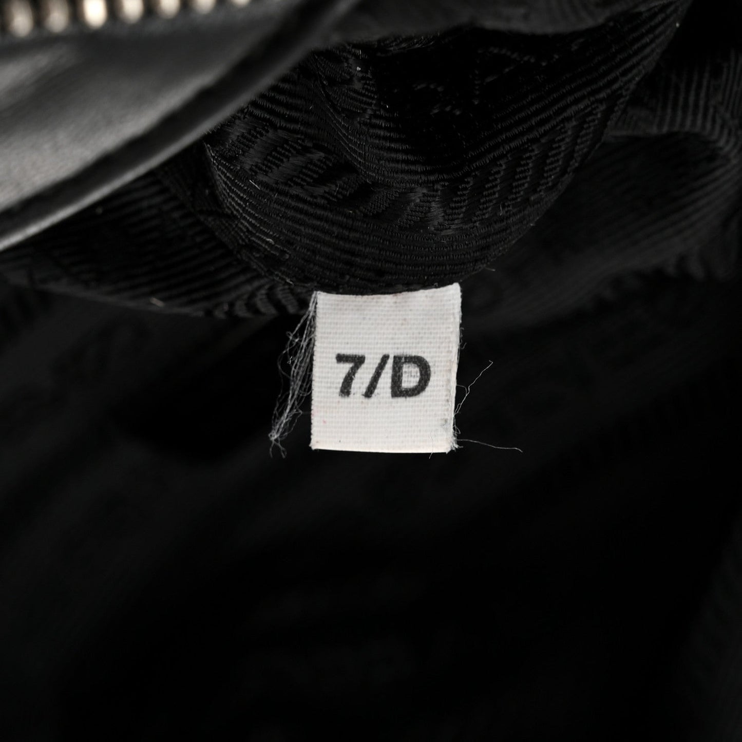 Nappa Padded Signaux Triangle Crossbody Black
