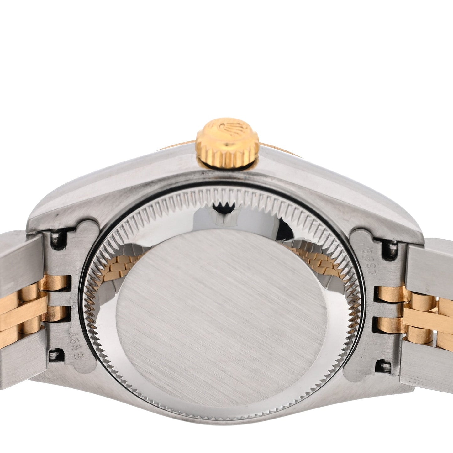 Stainless Steel 18K Yellow Gold Oyster Perpetual Datejust Watch Silver Roman 69173