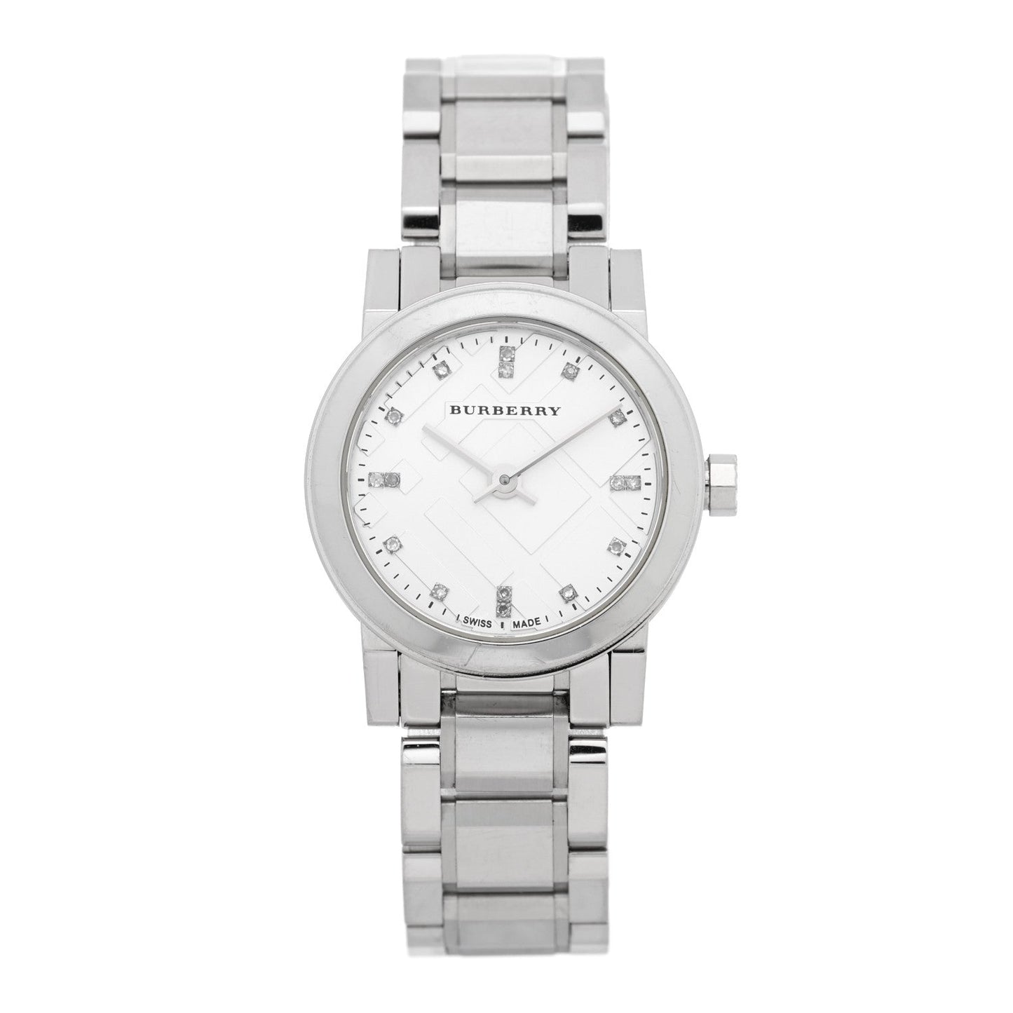 Stainless Steel Diamond 27mm Heritage Quartz Watch BU9213
