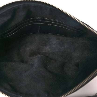 Crinkled Calfskin Macrocannage DiorStar Hobo Bag Black