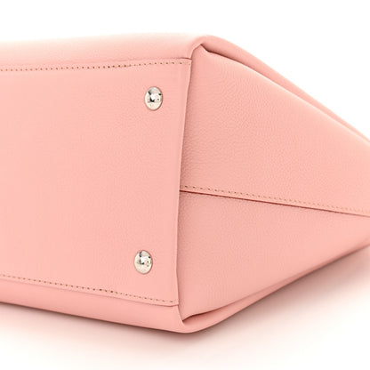 Calfskin Lockmeto Rose Poudre