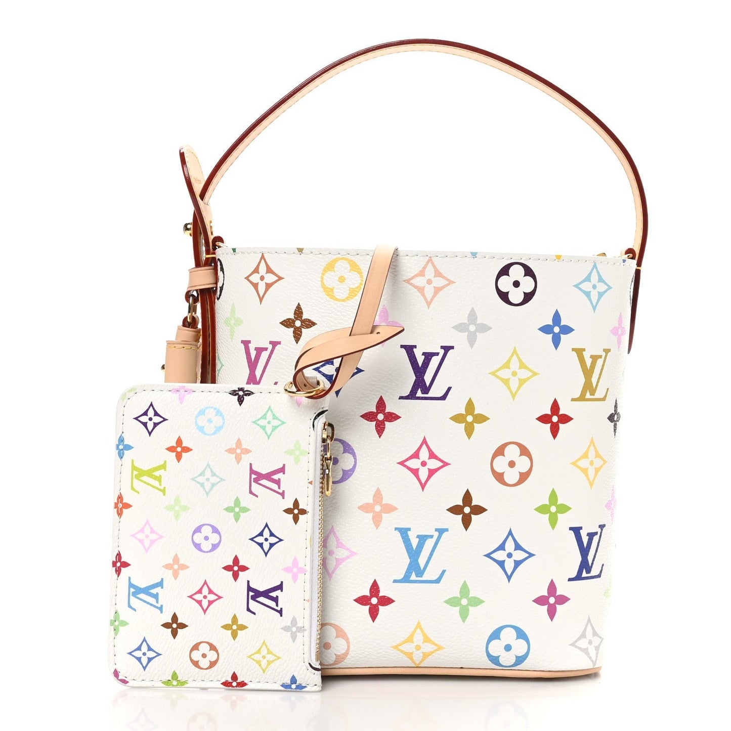 LV X TM Monogram Multicolor All In BB White