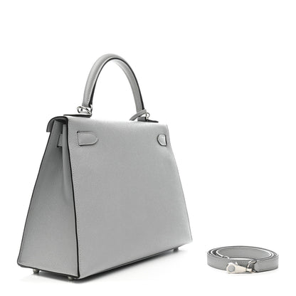 Epsom Kelly Sellier 28 Bleu Glacier