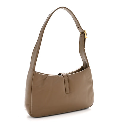 Padded Lambskin Le 5 A 7 Hobo Dark Peanut