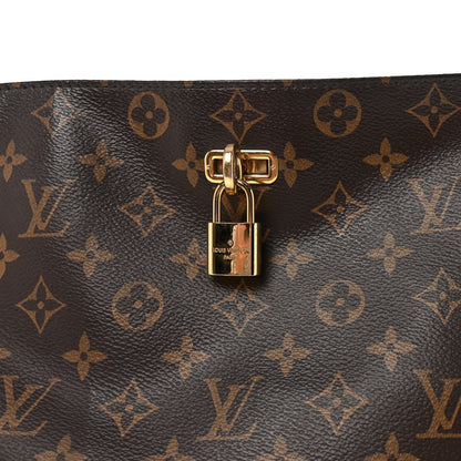 Monogram Python Ostrich Gaia Bordeaux