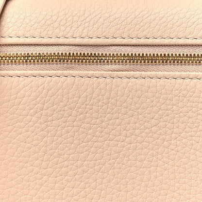 Grained Calfskin Extra Pocket Mini Pouch Creamed Honey